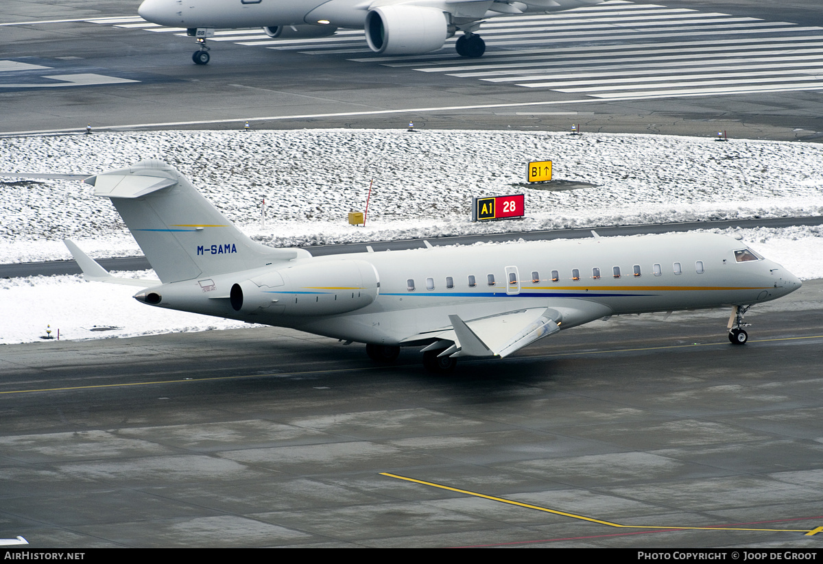 Aircraft Photo of M-SAMA | Bombardier Global 6000 (BD-700-1A10) | AirHistory.net #143097