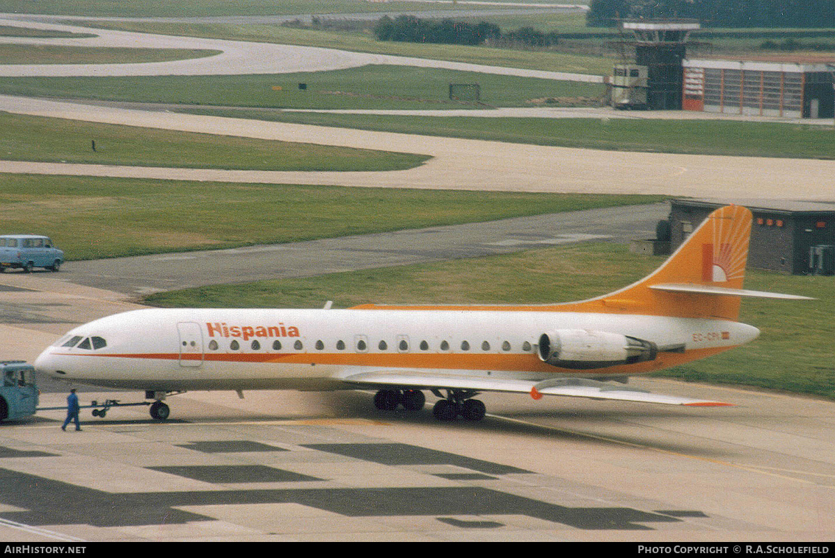 Aircraft Photo of EC-CPI | Sud SE-210 Caravelle 10B1R | Hispania Líneas Aéreas | AirHistory.net #143103