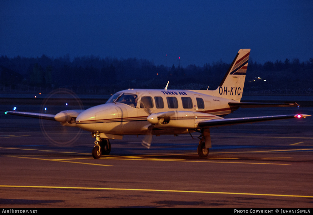 Aircraft Photo of OH-KYC | Piper PA-31-350 Chieftain | Turku Air | AirHistory.net #143104