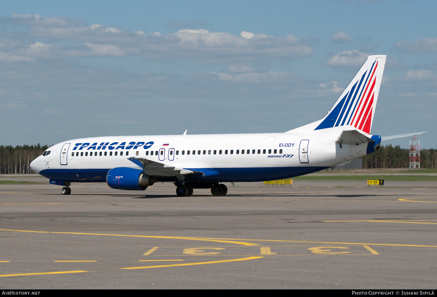 Aircraft Photo of EI-DDY | Boeing 737-4Y0 | Transaero Airlines | AirHistory.net #143107