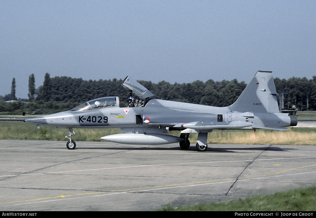 Aircraft Photo of K-4029 | Canadair NF-5B | Netherlands - Air Force | AirHistory.net #143108