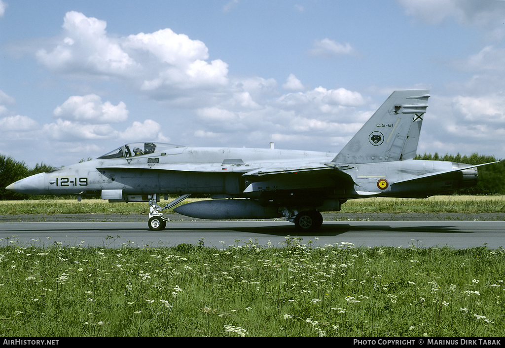 Aircraft Photo of C15-61 | McDonnell Douglas EF-18A Hornet | Spain - Air Force | AirHistory.net #143112