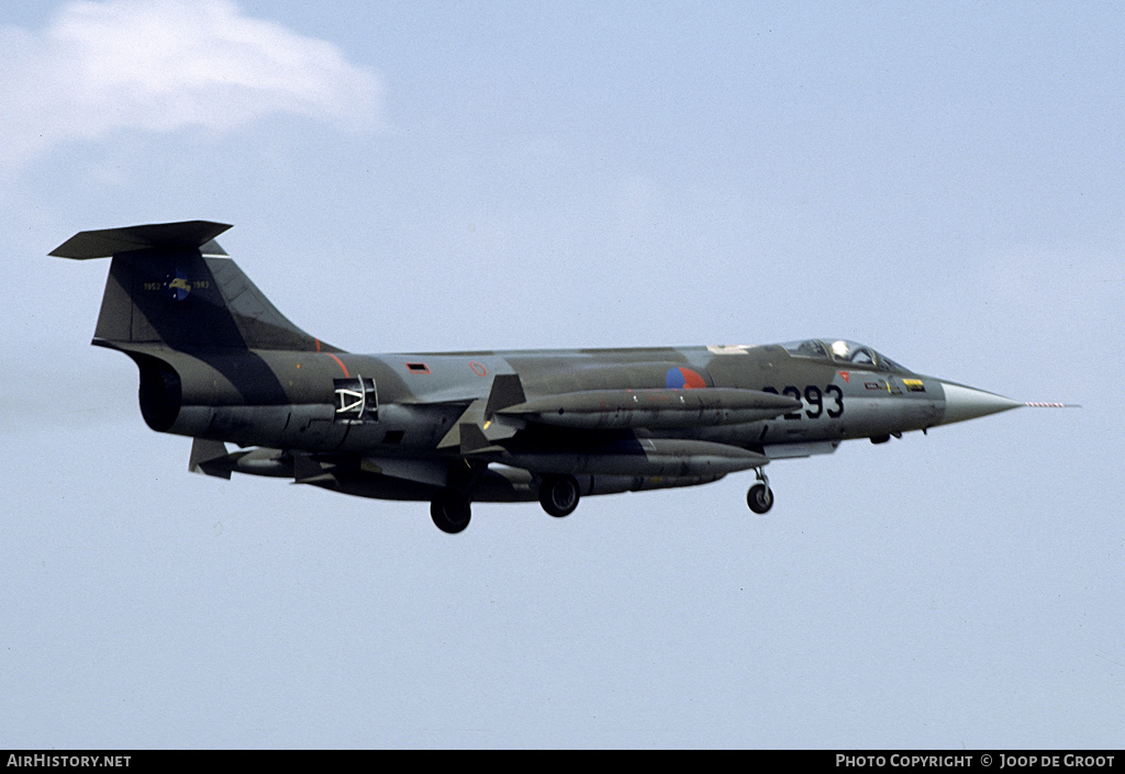 Aircraft Photo of D-8293 | Lockheed RF-104G Starfighter | Netherlands - Air Force | AirHistory.net #143114