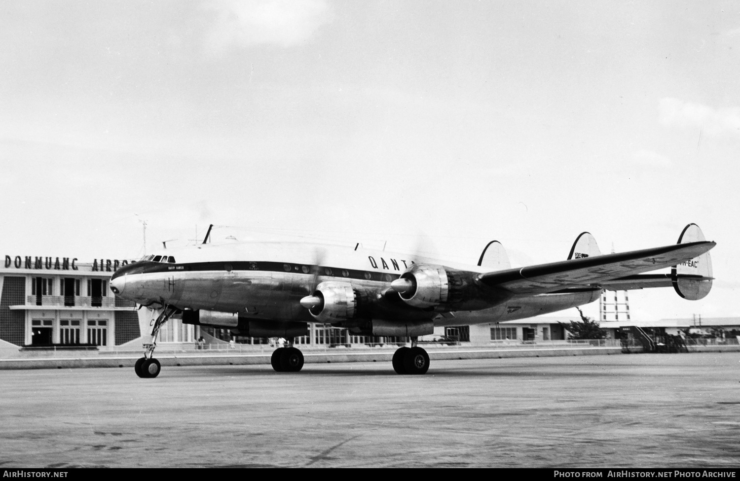Aircraft Photo of VH-EAC | Lockheed L-749A Constellation | Qantas | AirHistory.net #143139