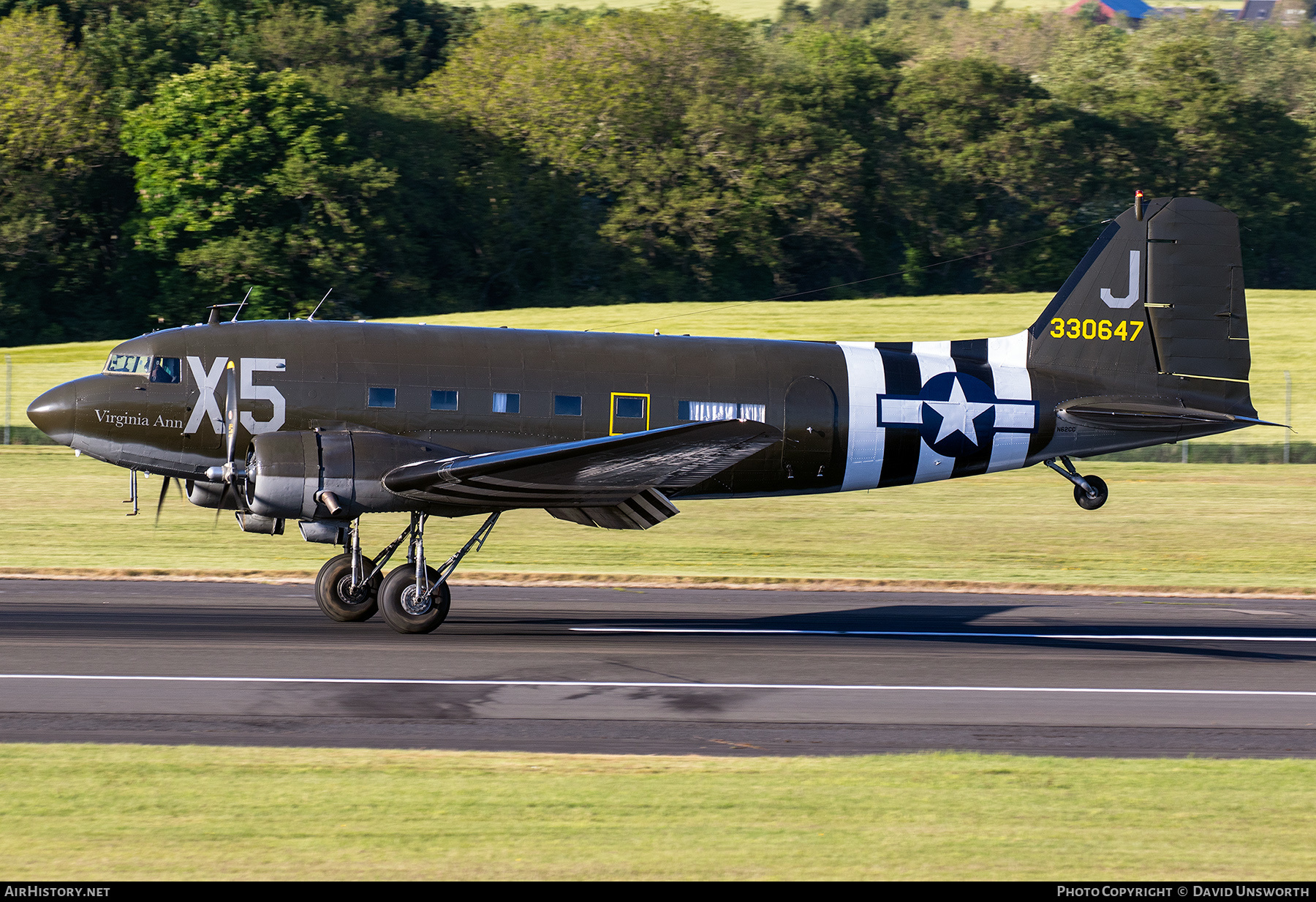 Aircraft Photo of N62CC / 330647 | Douglas DC-3(C) | USA - Air Force | AirHistory.net #143178