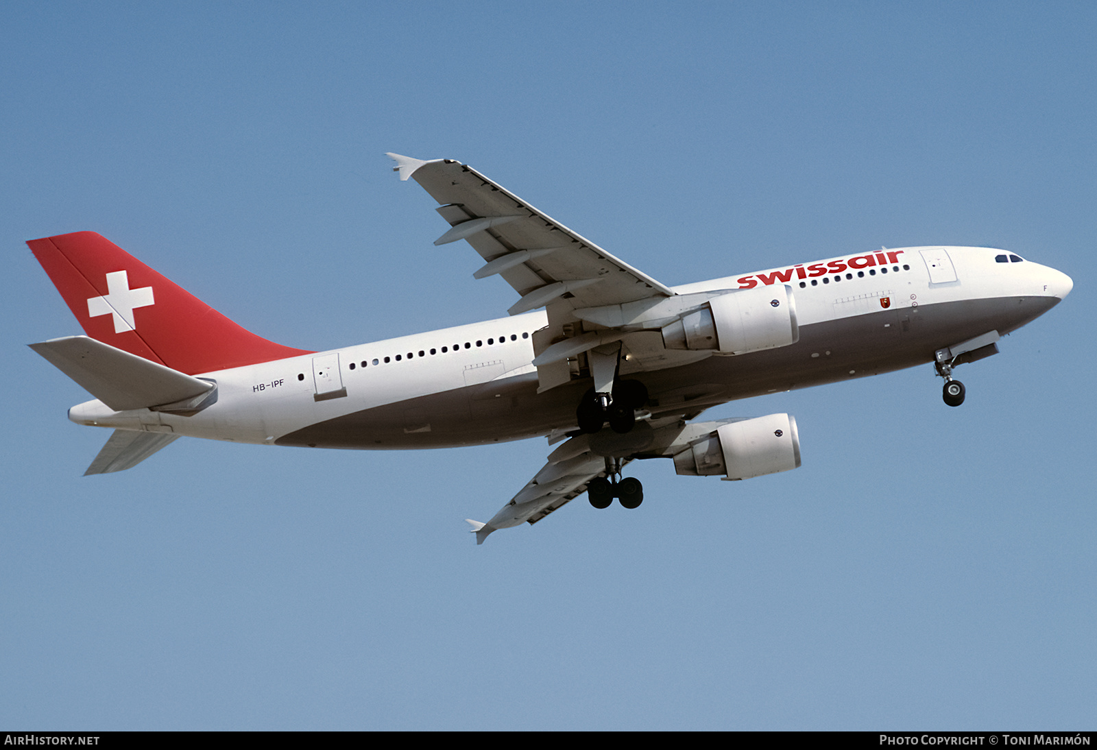 Aircraft Photo of HB-IPF | Airbus A310-322 | Swissair | AirHistory.net #143184