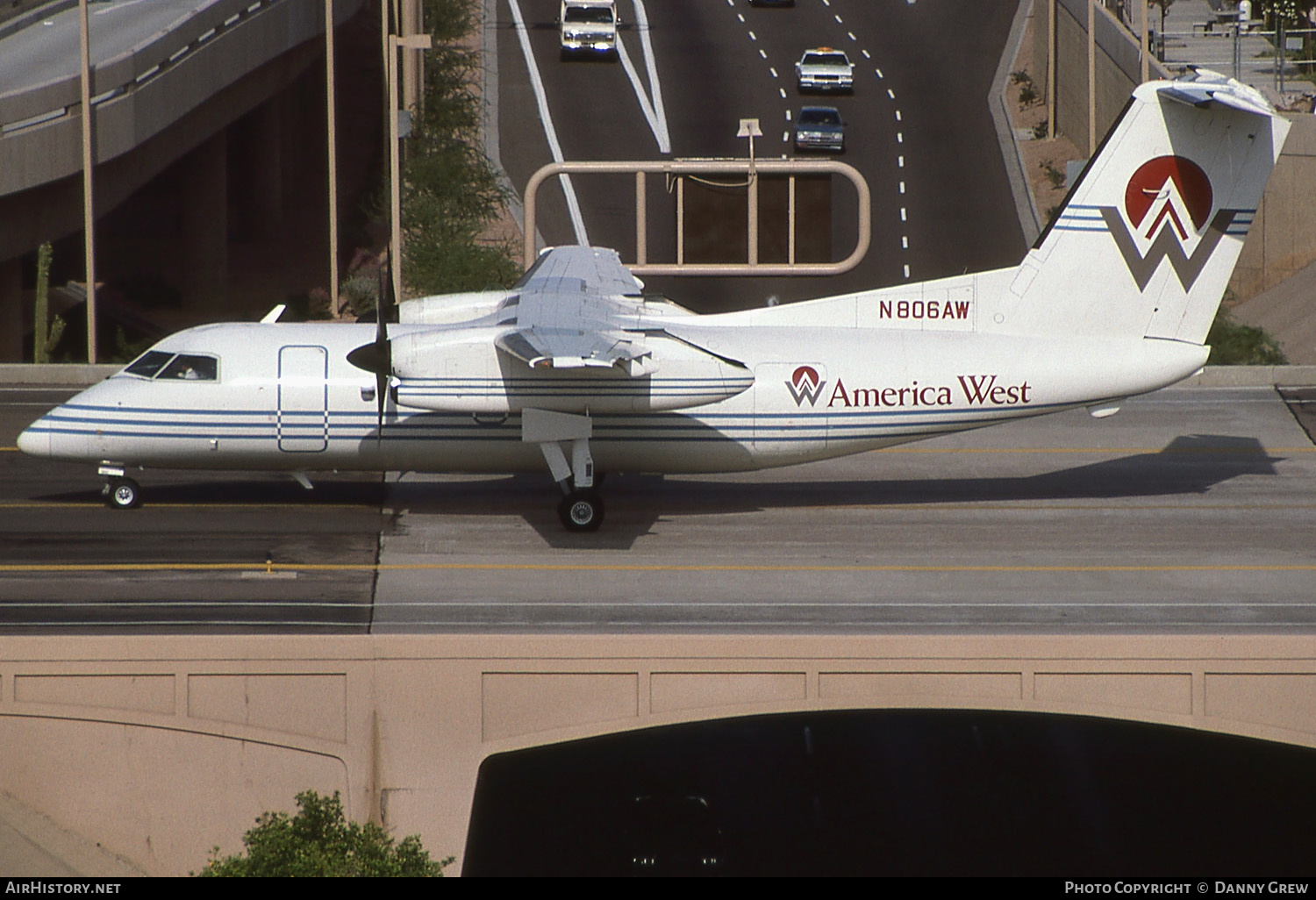 Aircraft Photo of N806AW | De Havilland Canada DHC-8-102 Dash 8 | America West Airlines | AirHistory.net #143186