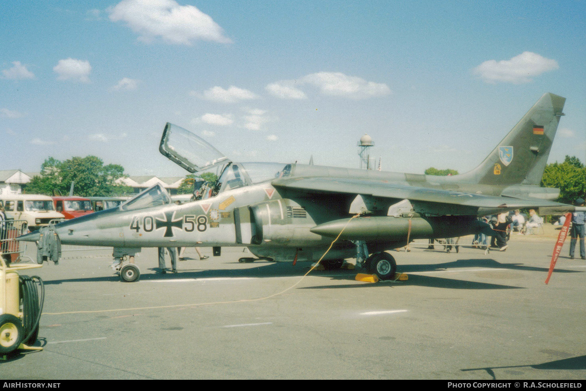 Aircraft Photo of 4058 | Dassault-Dornier Alpha Jet A | Germany - Air Force | AirHistory.net #143205