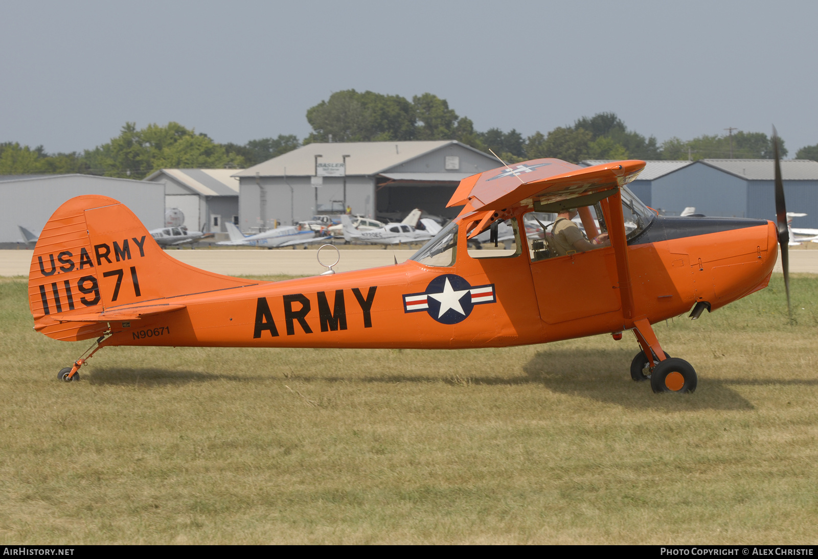 Aircraft Photo of N90671 / 111971 | Cessna O-1A Bird Dog (305A/L-19A) | USA - Army | AirHistory.net #143216