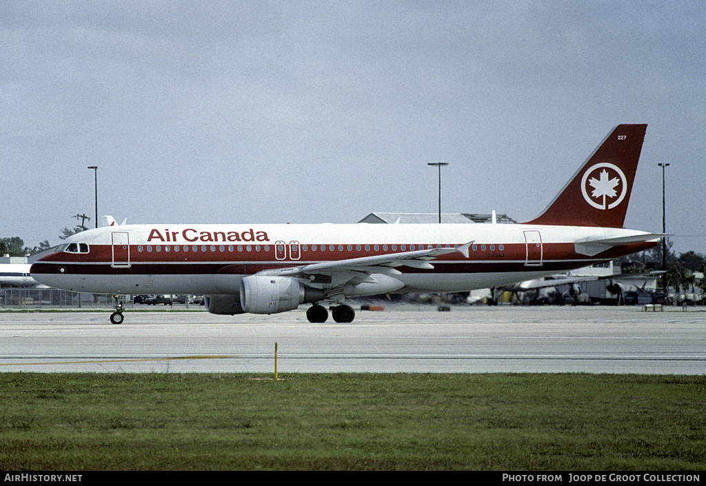 Aircraft Photo of C-FKAJ | Airbus A320-211 | Air Canada | AirHistory.net #143245
