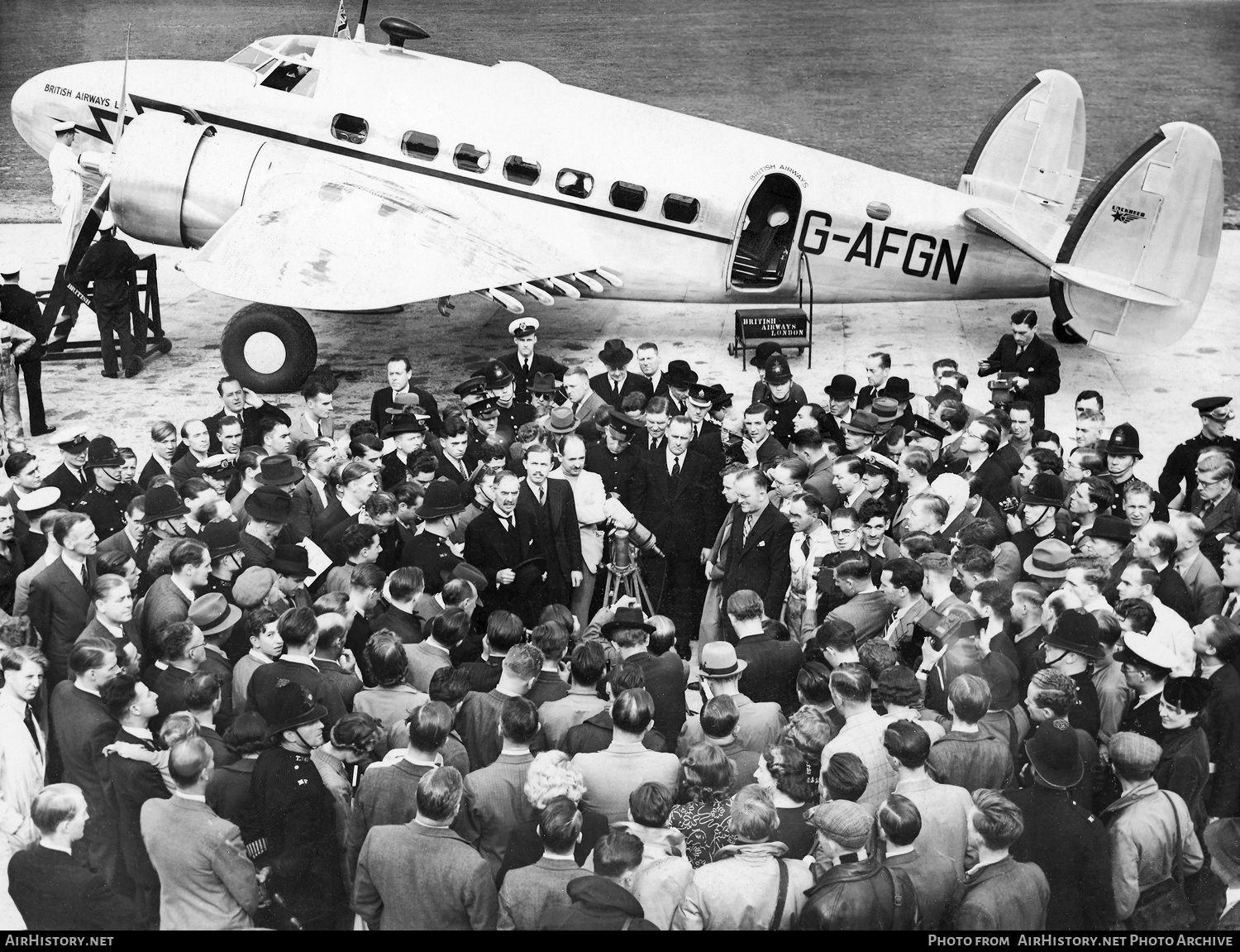 Aircraft Photo of G-AFGN | Lockheed 14-WF62 Super Electra | British Airways | AirHistory.net #143265