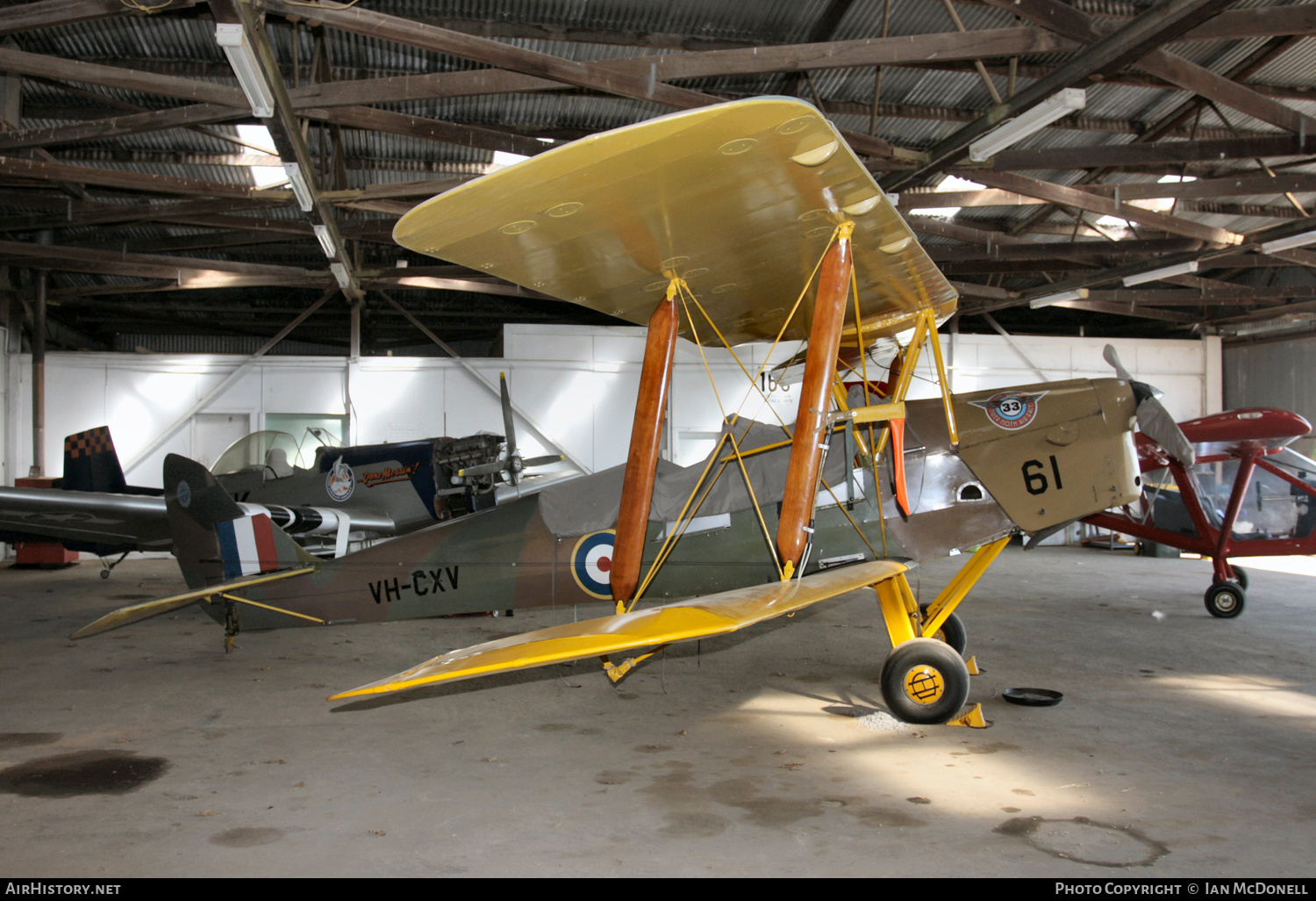 Aircraft Photo of VH-CXV | De Havilland D.H. 82A Tiger Moth | UK - Air Force | AirHistory.net #143266