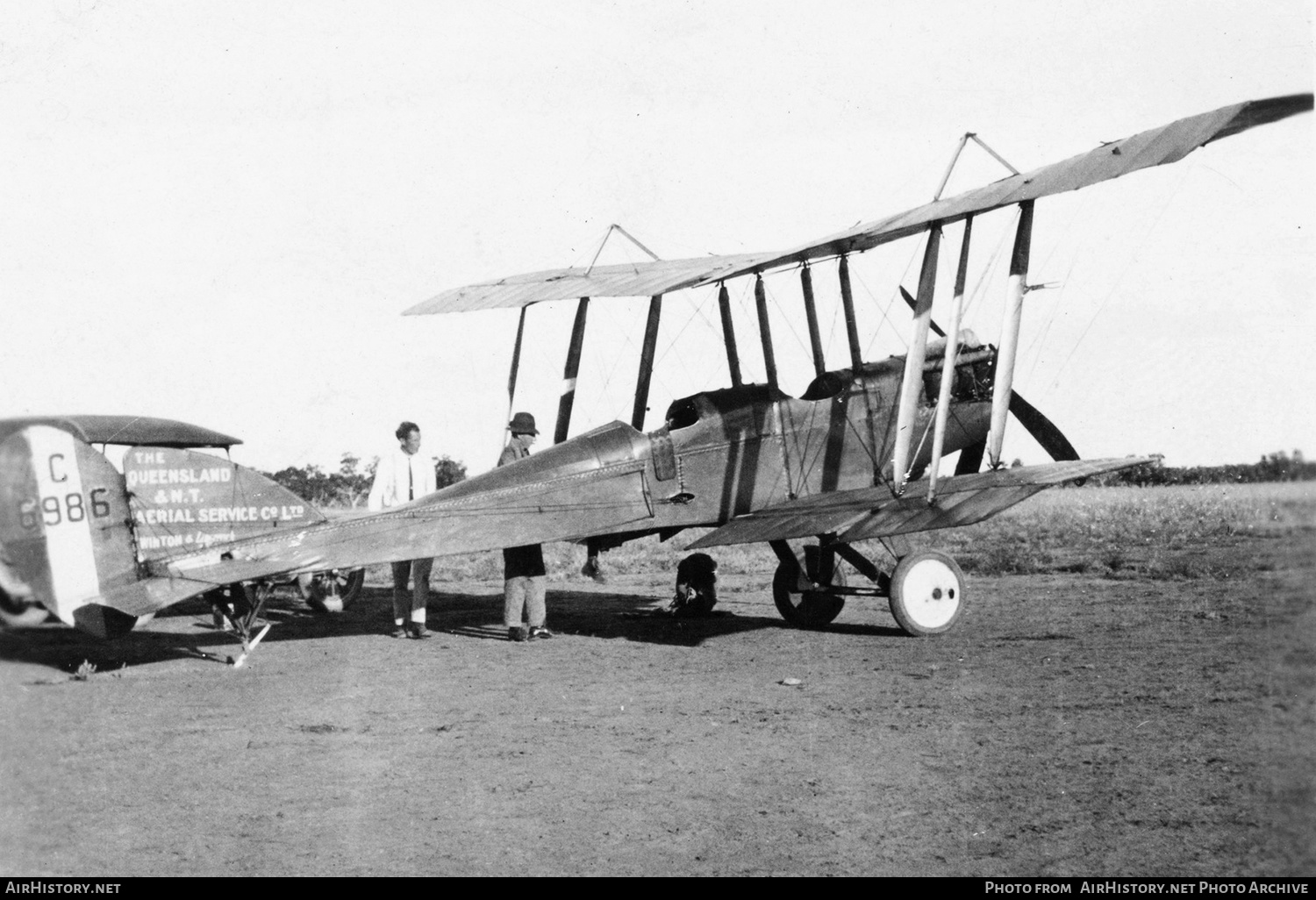 Aircraft Photo of C6986 | Royal Aircraft Factory BE-2e | Queensland and Northern Territory Aerial Services | AirHistory.net #143268