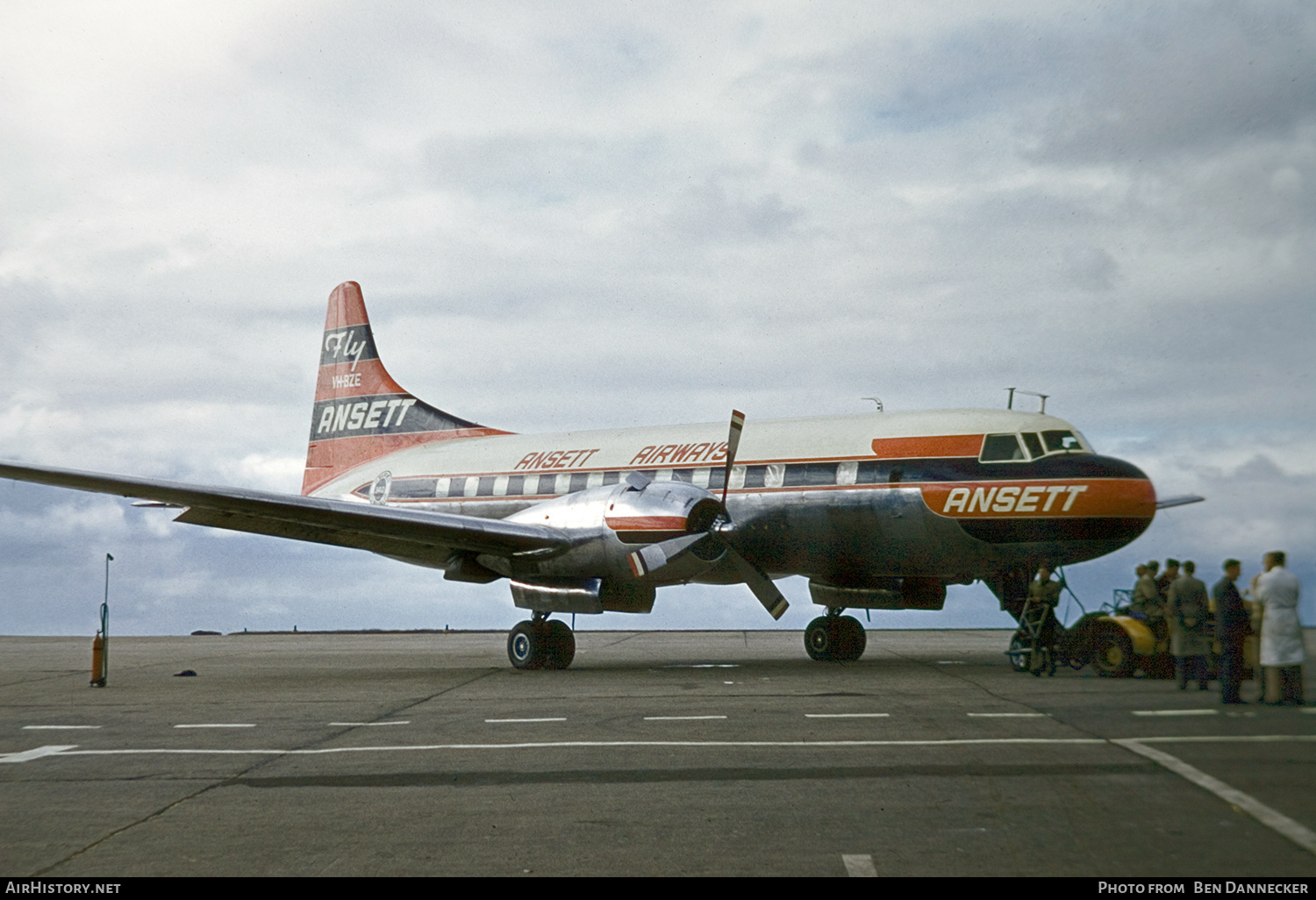 Aircraft Photo of VH-BZE | Convair 340-51A | Ansett Airways | AirHistory.net #143274