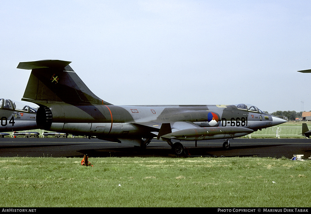 Aircraft Photo of D-6681 | Lockheed F-104G Starfighter | Netherlands - Air Force | AirHistory.net #143296