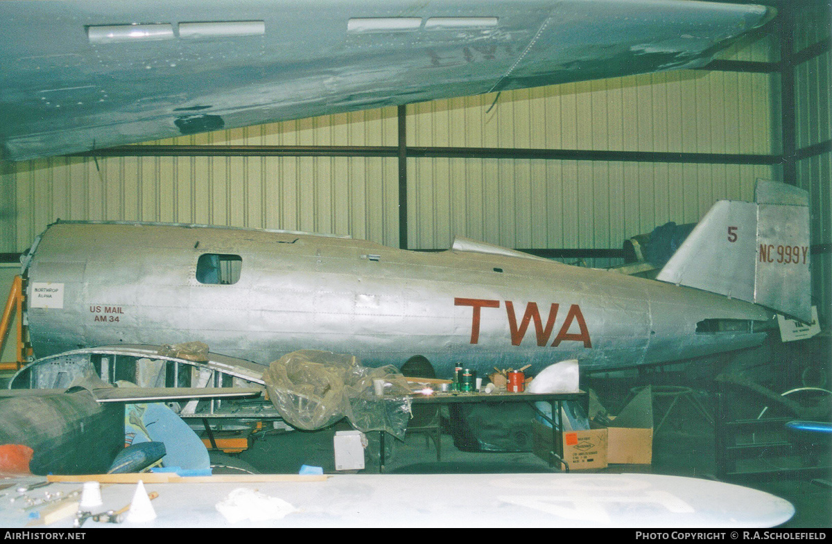 Aircraft Photo of N986Y / NC999Y | Northrop Alpha 4A | Trans World Airlines - TWA | AirHistory.net #143313