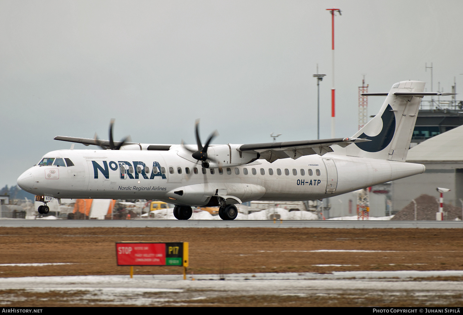 Aircraft Photo of OH-ATP | ATR ATR-72-500 (ATR-72-212A) | Norra - Nordic Regional Airlines | AirHistory.net #143340