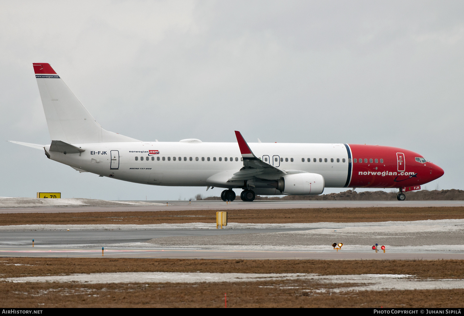 Aircraft Photo of EI-FJK | Boeing 737-8JP | Norwegian | AirHistory.net #143350