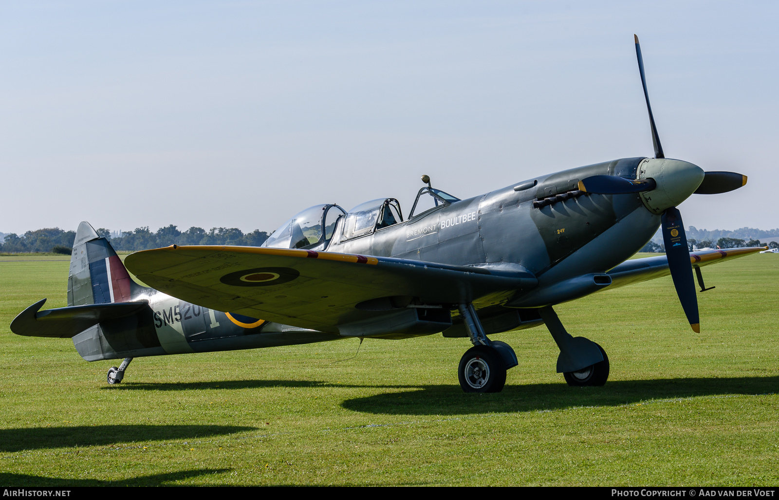 Aircraft Photo of G-ILDA / SM520 | Supermarine 509 Spitfire T9 | UK - Air Force | AirHistory.net #143361