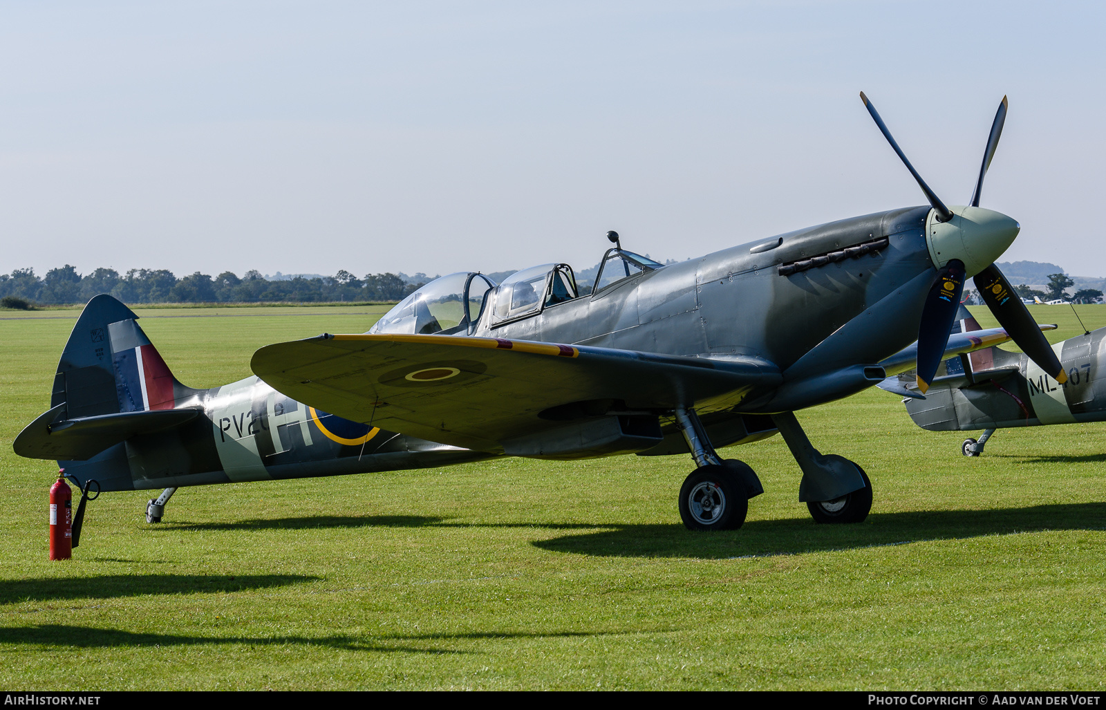 Aircraft Photo of G-CCCA / PV202 | Supermarine 509 Spitfire T9C | UK - Air Force | AirHistory.net #143373