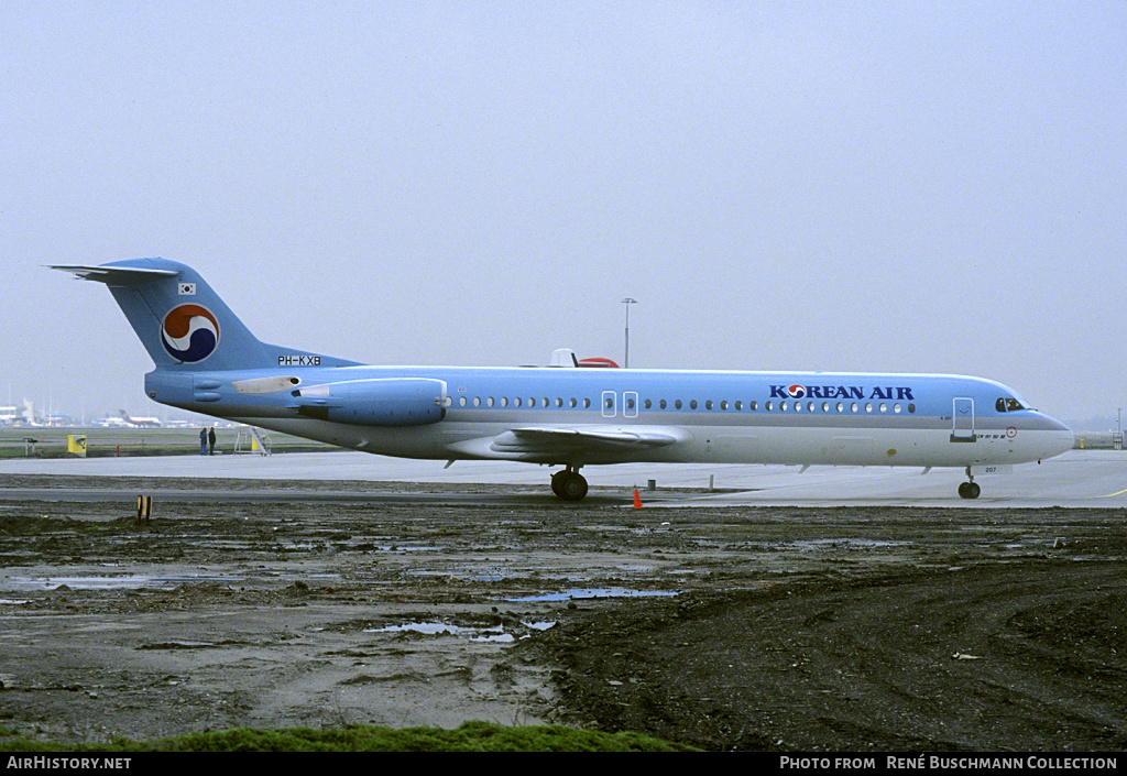 Aircraft Photo of PH-KXB | Fokker 100 (F28-0100) | Korean Air | AirHistory.net #143395