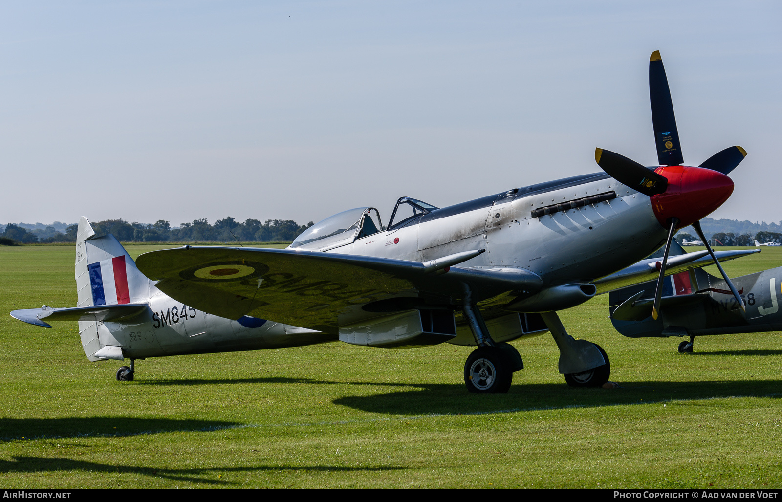 Aircraft Photo of G-BUOS / SM845 | Supermarine 394 Spitfire FR18E | UK - Air Force | AirHistory.net #143396