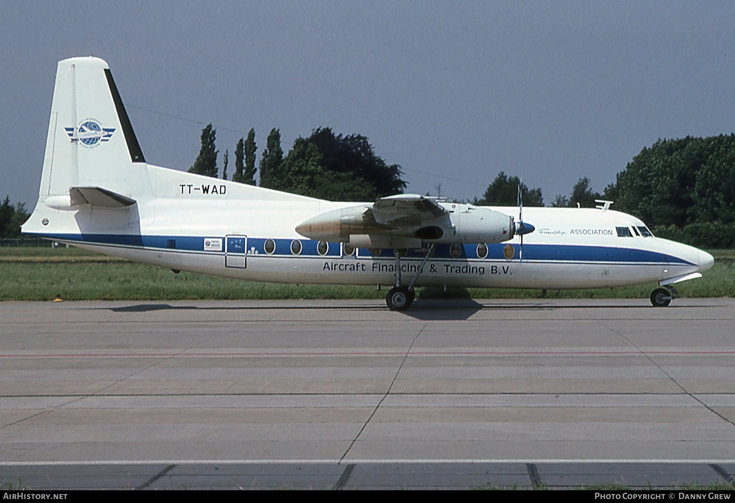 Aircraft Photo of TT-WAD | Fokker F27-200 Friendship | Aircraft Financing & Trading | AirHistory.net #143476