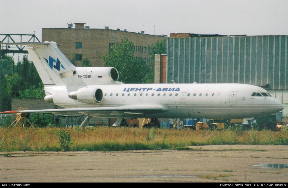 Aircraft Photo of RA-42368 | Yakovlev Yak-42D | Centre-Avia | AirHistory.net #143485