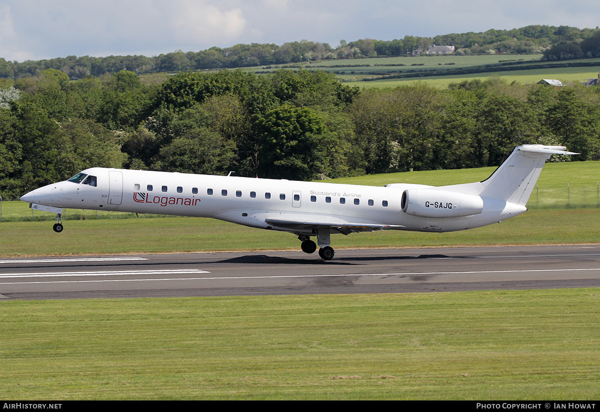 Aircraft Photo of G-SAJG | Embraer ERJ-145EP (EMB-145EP) | Loganair | AirHistory.net #143507