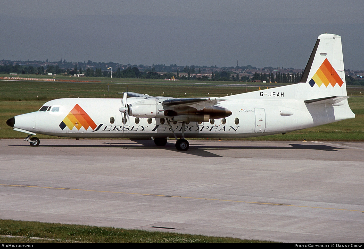 Aircraft Photo of G-JEAH | Fokker F27-500 Friendship | Jersey European Airways | AirHistory.net #143564