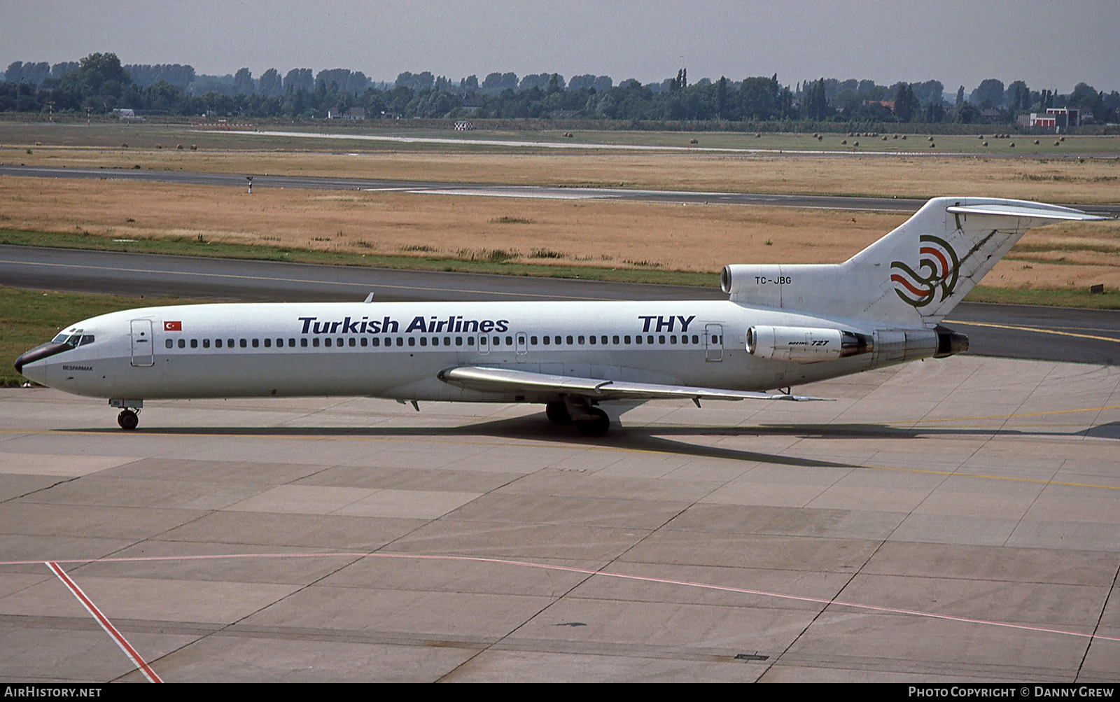 Aircraft Photo of TC-JBG | Boeing 727-2F2/Adv | THY Türk Hava Yolları - Turkish Airlines | AirHistory.net #143567