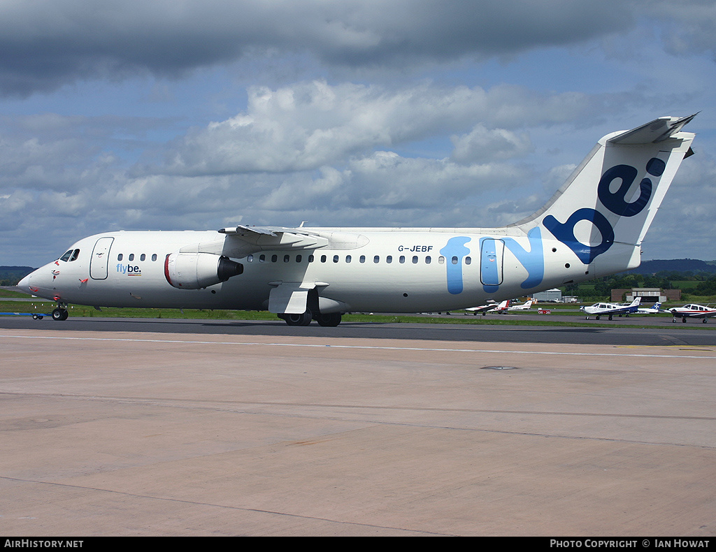 Aircraft Photo of G-JEBF | British Aerospace BAe-146-300 | Flybe - British European | AirHistory.net #143569