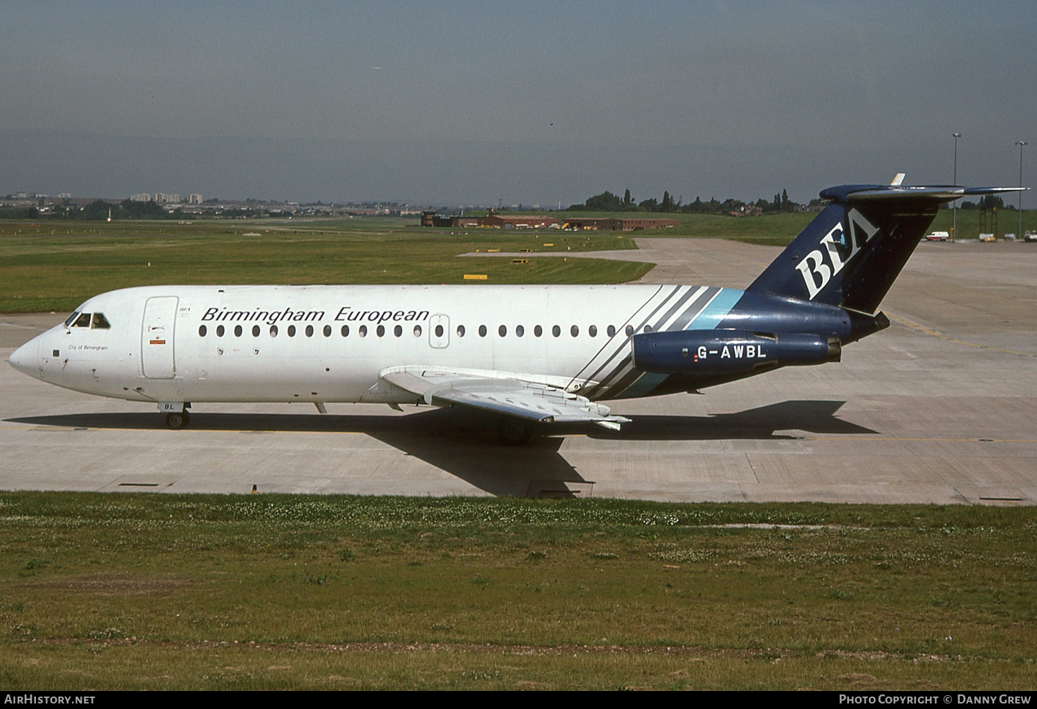Aircraft Photo of G-AWBL | BAC 111-416EK One-Eleven | Birmingham European Airways - BEA | AirHistory.net #143572