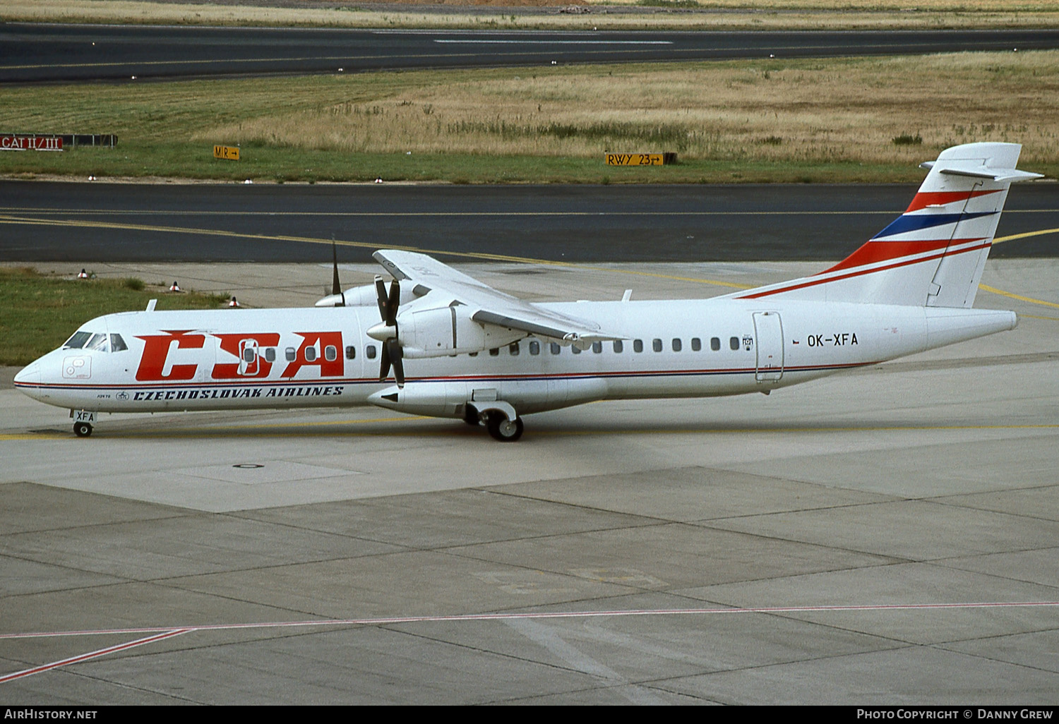 Aircraft Photo of OK-XFA | ATR ATR-72-202 | ČSA - Československé Aerolinie - Czechoslovak Airlines | AirHistory.net #143573