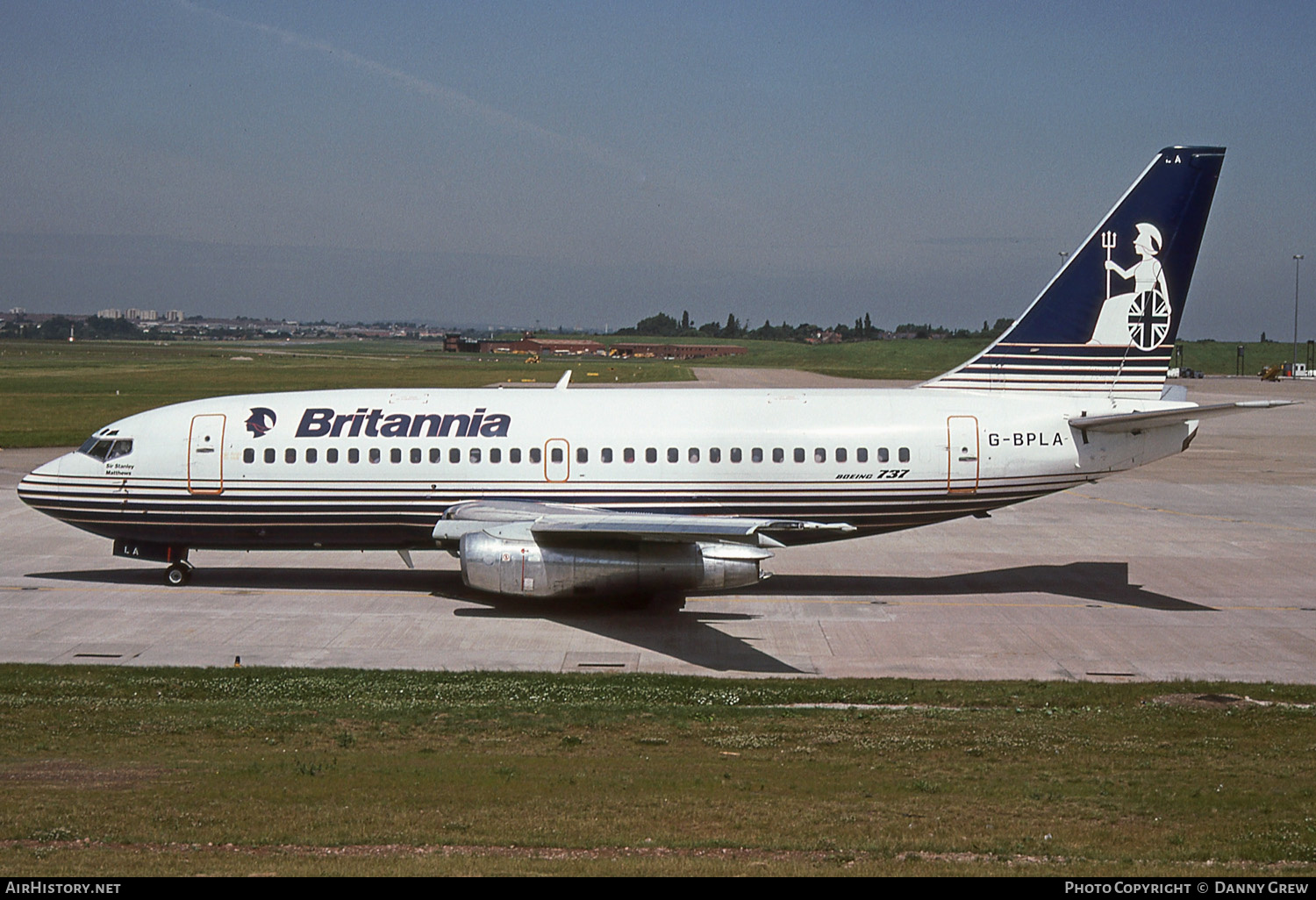 Aircraft Photo of G-BPLA | Boeing 737-2K2/Adv | Britannia Airways | AirHistory.net #143590