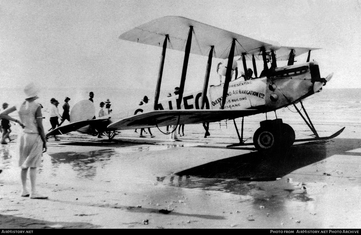 Aircraft Photo of G-AUEO | Avro 504K | Queensland Air Navigation | AirHistory.net #143597
