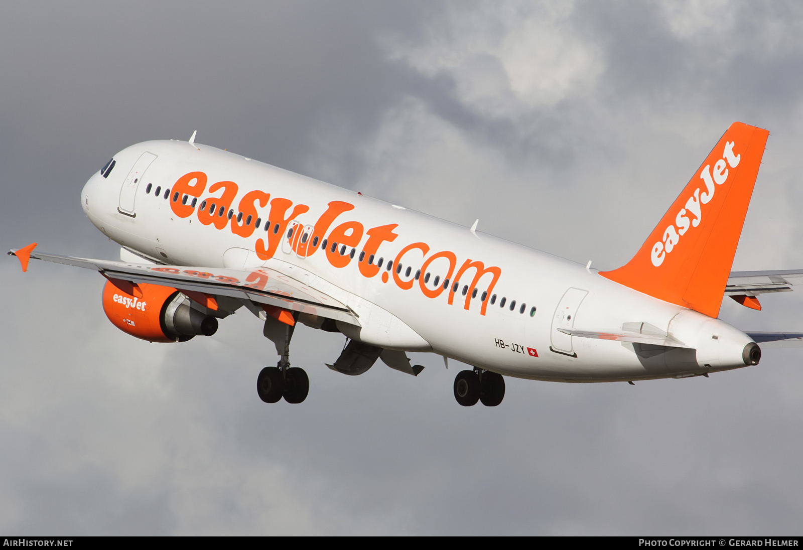 Aircraft Photo of HB-JZY | Airbus A320-214 | EasyJet | AirHistory.net #143635