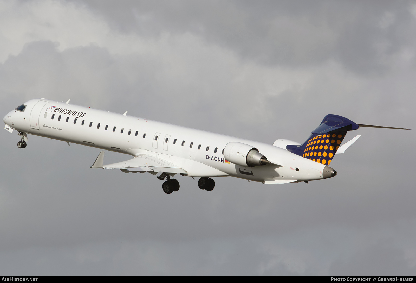 Aircraft Photo of D-ACNN | Bombardier CRJ-900LR NG (CL-600-2D24) | Eurowings | AirHistory.net #143639