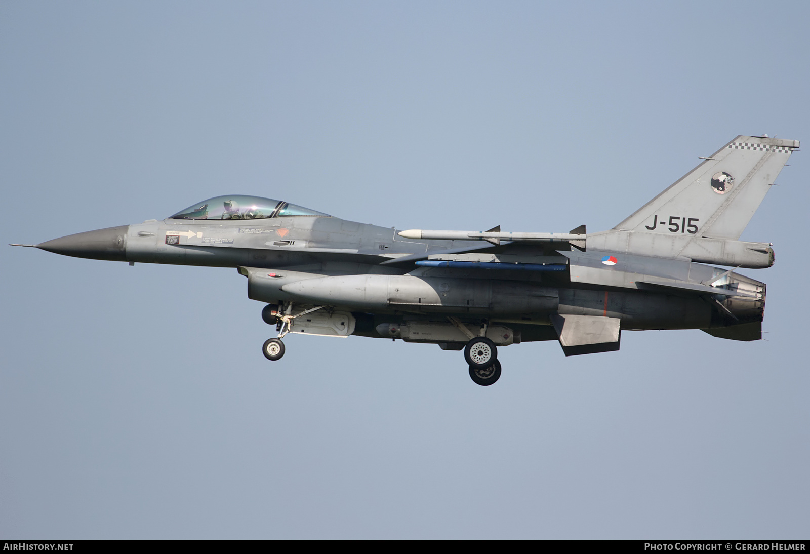 Aircraft Photo of J-515 | General Dynamics F-16AM Fighting Falcon | Netherlands - Air Force | AirHistory.net #143642