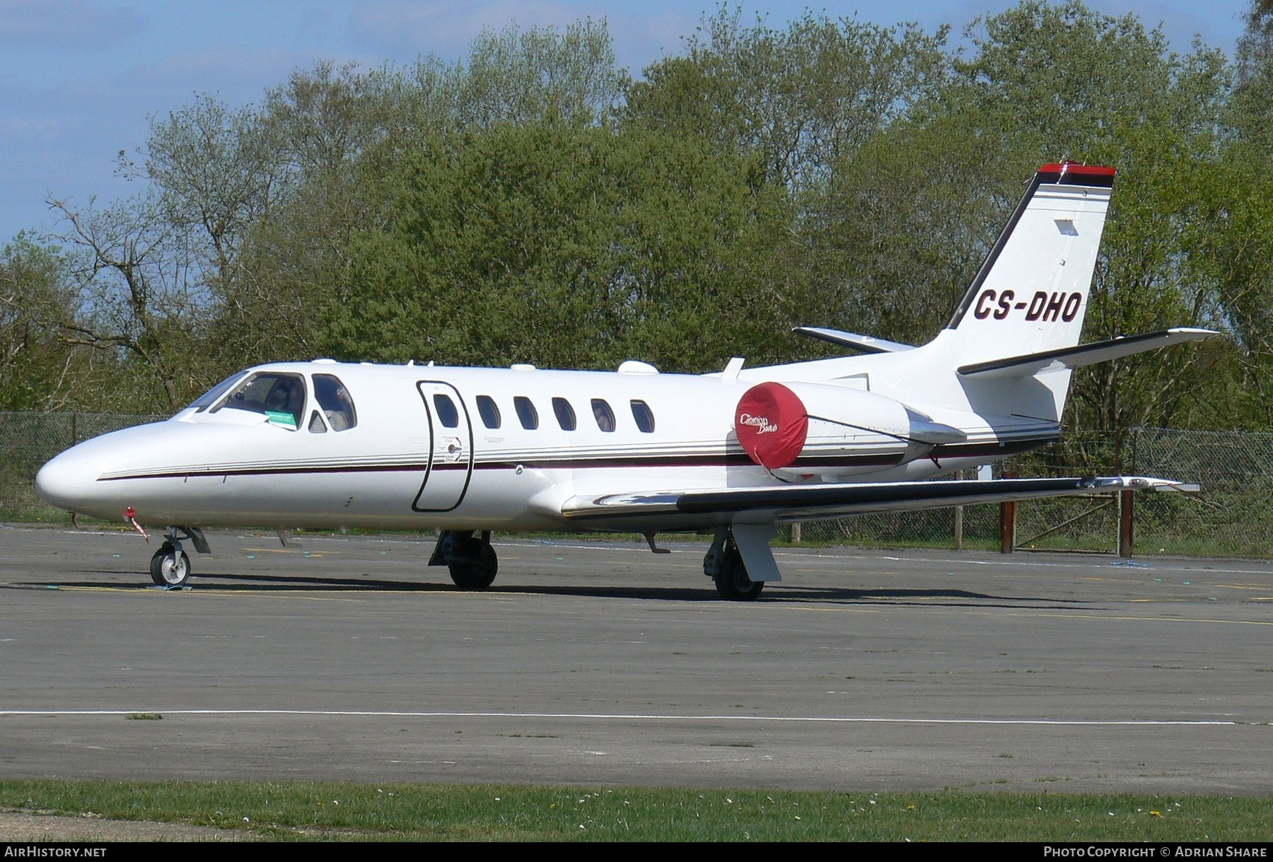 Aircraft Photo of CS-DHO | Cessna 550B Citation Bravo | NetJets | AirHistory.net