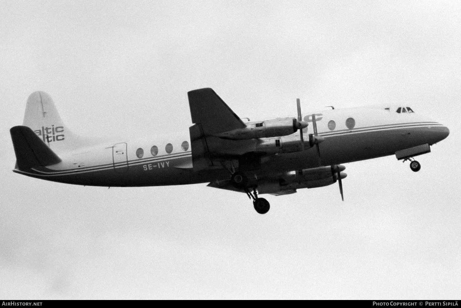 Aircraft Photo of SE-IVY | Vickers 815 Viscount | Baltic Aviation | AirHistory.net #143661