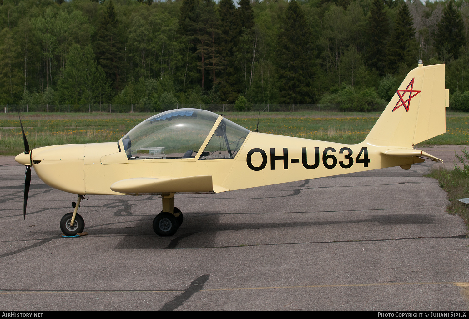 Aircraft Photo of OH-U634 | Evektor-Aerotechnik EV-97 Eurostar | AirHistory.net #143668