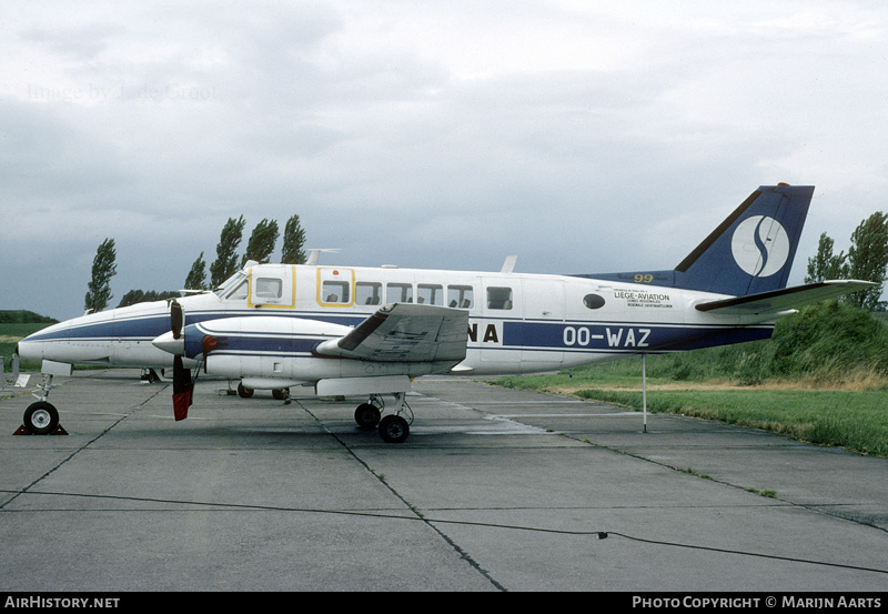 Aircraft Photo of OO-WAZ | Beech 99 Airliner | Sabena | AirHistory.net #143675
