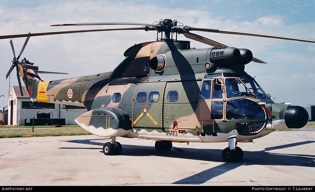 Aircraft Photo of 9503 | Aerospatiale SA-330H Puma | Portugal - Air Force | AirHistory.net #143682