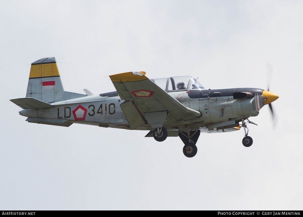 Aircraft Photo of LD-3410 | Beech T-34C-1 Turbo Mentor (45) | Indonesia - Air Force | AirHistory.net #143684