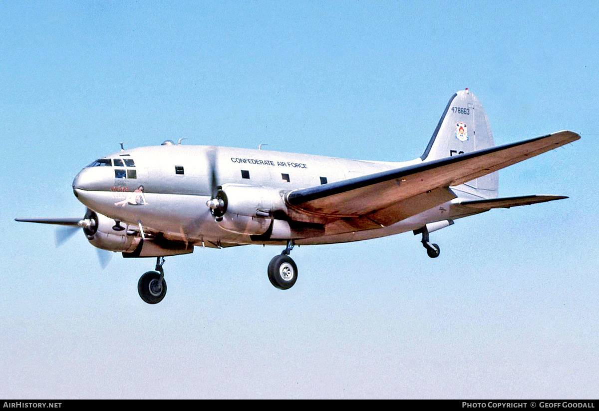 Aircraft Photo of N53594 / 478863 | Curtiss C-46F Commando | Confederate Air Force | USA - Air Force | AirHistory.net #143723