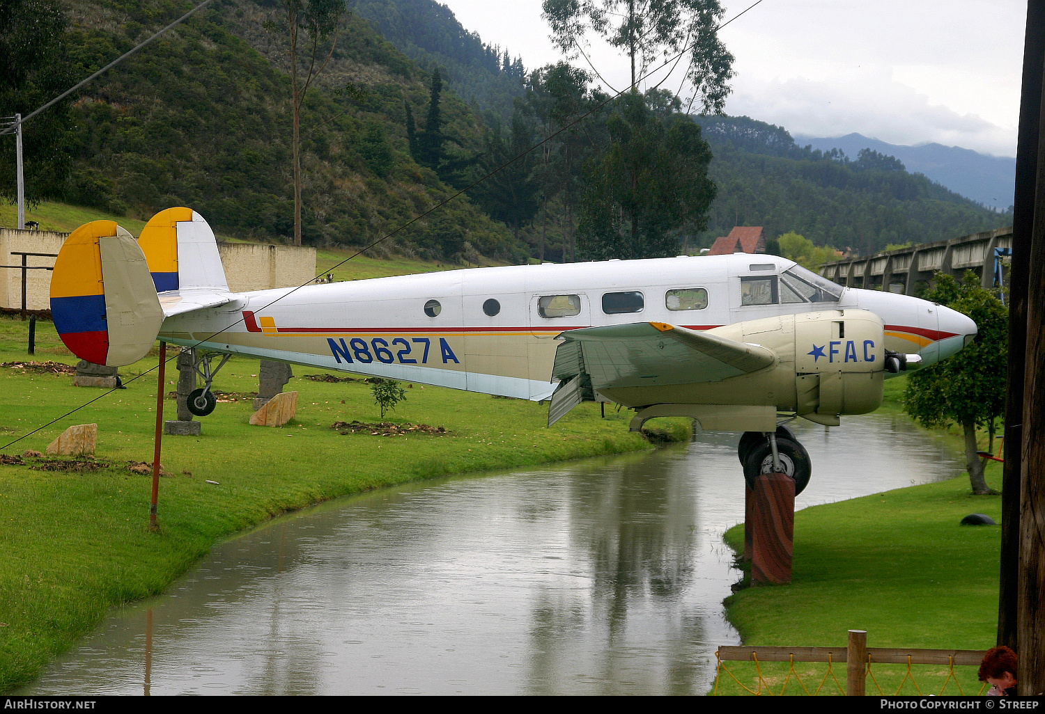 Aircraft Photo of N8627A | Beech D18S | Colombia - Air Force | AirHistory.net #143745