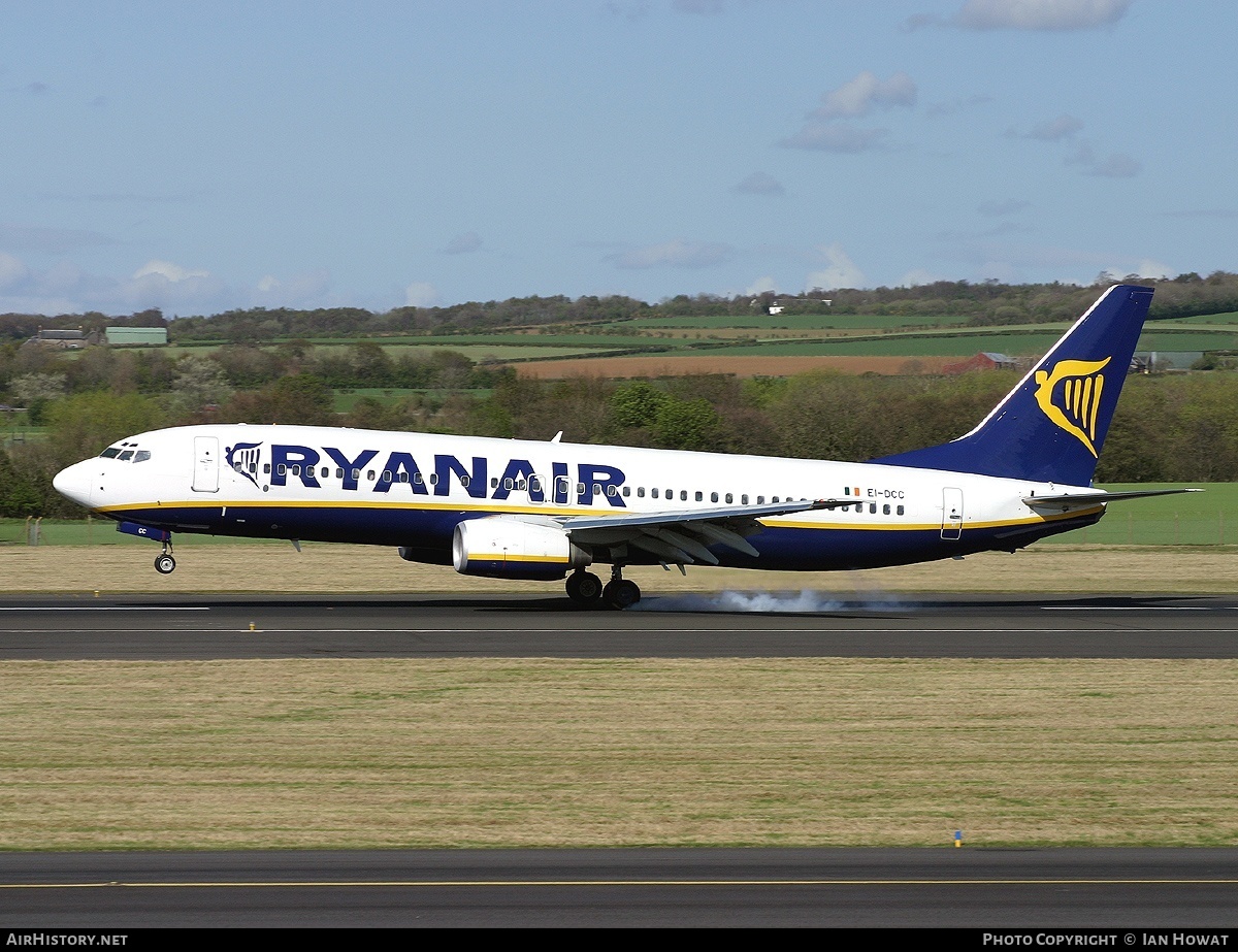 Aircraft Photo of EI-DCC | Boeing 737-8AS | Ryanair | AirHistory.net #143750