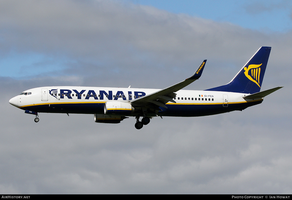 Aircraft Photo of EI-FEG | Boeing 737-8AS | Ryanair | AirHistory.net #143772