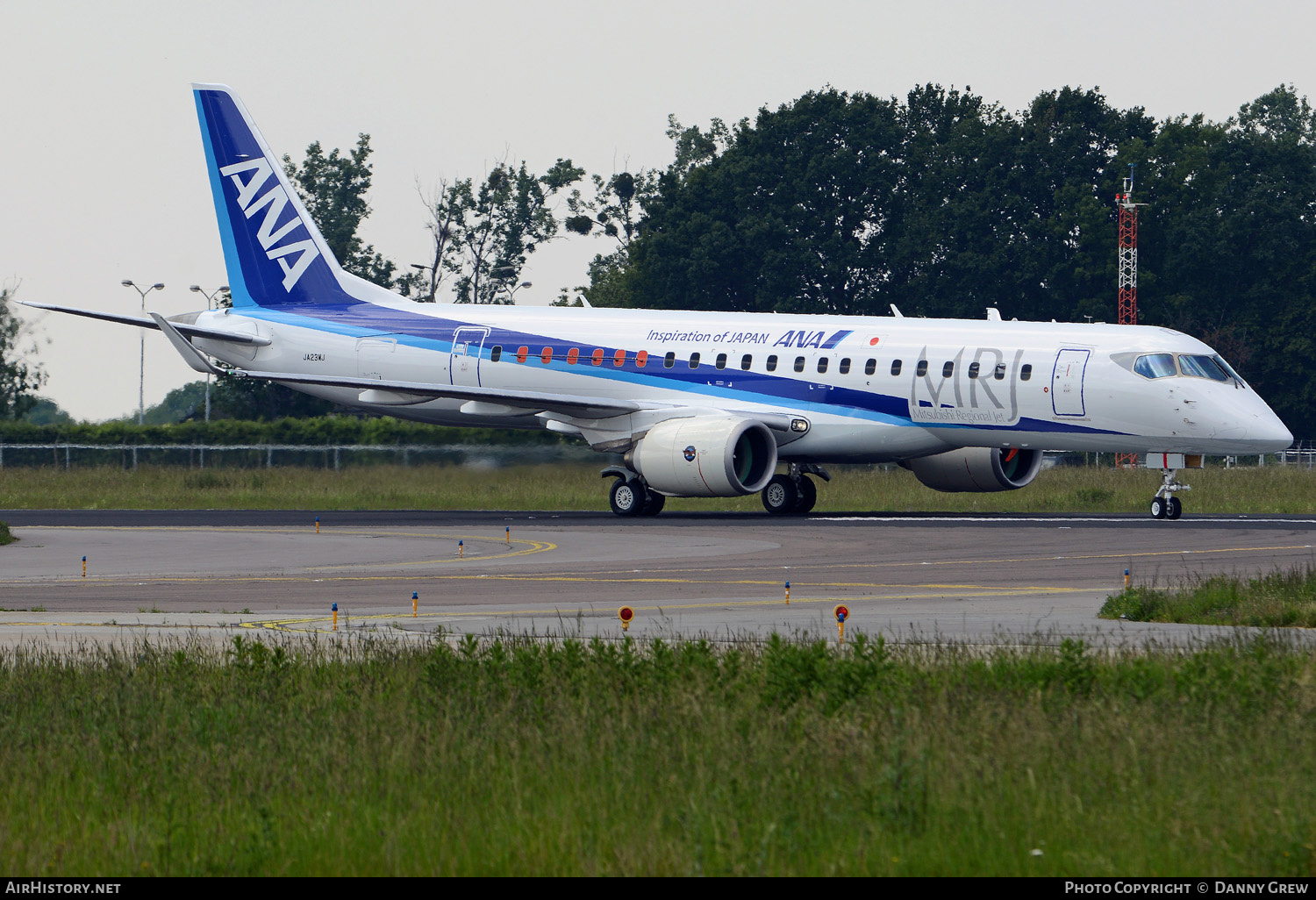 Aircraft Photo of JA23MJ | Mitsubishi MRJ-90STD | All Nippon Airways - ANA | AirHistory.net #143783